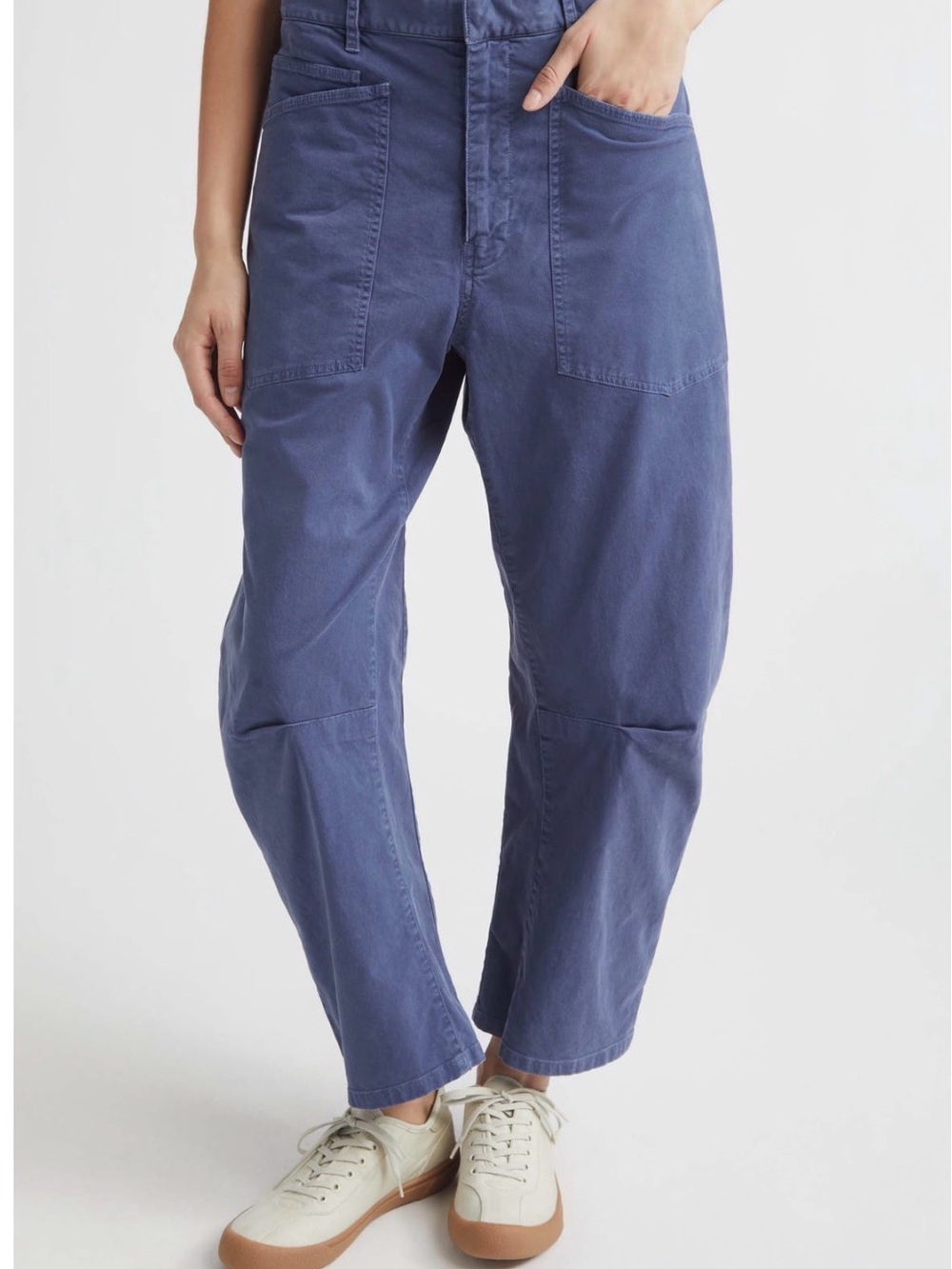 Nili Lotan Shon- Vintage Washed French Navy-Size 4